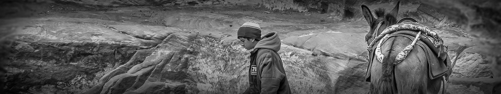 Beduinos en Petra
