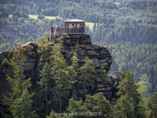 Ciudades de roca en la República Checa de Suiza Bohemia