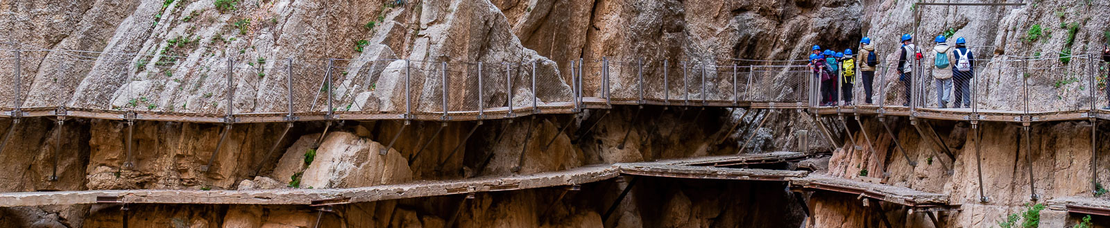 Caminito del Rey en el desfiladero de los Gaitanes, Málaga