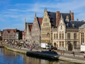 Qué ver y visitar en Gante. Flandes. Bélgica. Casco antiguo. Canales