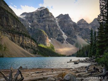 Qué ver y visitar en Canadá. Las Montañas Rocosas. Lago Moraine. Parque Nacional de Banff.